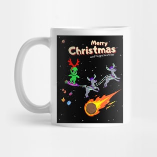 Merry Christmas Alien Mug